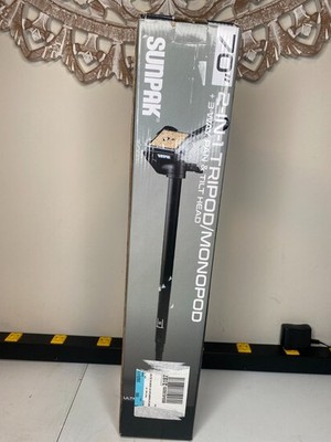 Sunpak Platinum Plus Ultra 7000TM 2-in-1 70'' Tripod & Monopod 620-700TMBB -Black