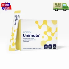 Unicity Unimate NATURAL LEMON 30 Stick Packs- Freeshiping