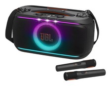 JBL PartyBox On The Go 2 portable party speaker with mic black