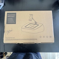 Phone & Tablet Pillow Stand | Adjustable Holder with Snack Tray | New