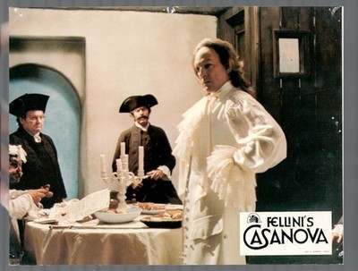 Fellini's Casanova 9''x11'' Lobby Card Donald Sutherland Costume/Period Drama Bio