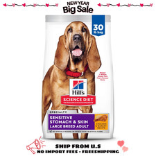 Hill's Science Diet Large Breed Adult Sensitive Stomach Dog Food 30lb