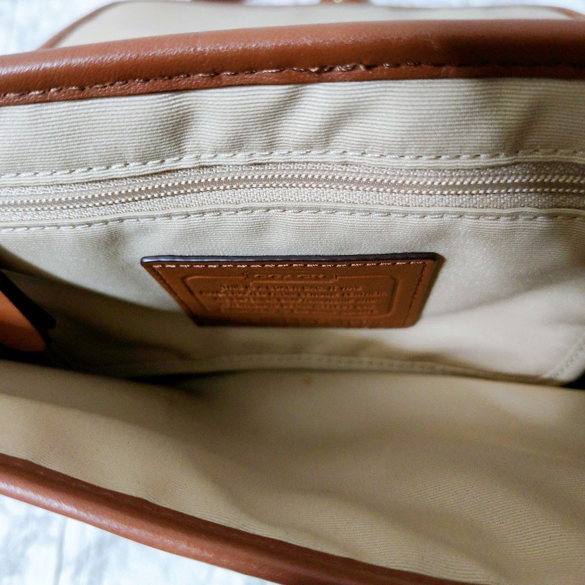 COACH Mini Shoulder Bag Soft Leather Brown COACH 11a thumbnail 5