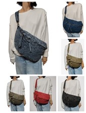 Paolo Bags XXL farbige vintage Jeans Umhänge...