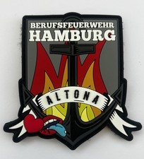 Berufsfeuerwehr Hamburg Altona Rubber Patch FuRW F-12 Altona Glow In The Dark