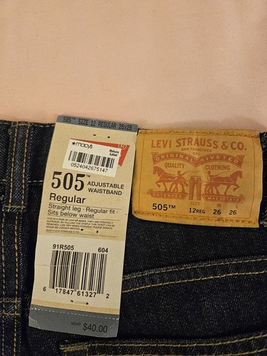 Levi's 505 Regular Adjustable Waistband - Picture 6 of 6