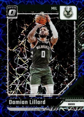 2024-25 Donruss Optic Blue Velocity #83 Damian Lillard