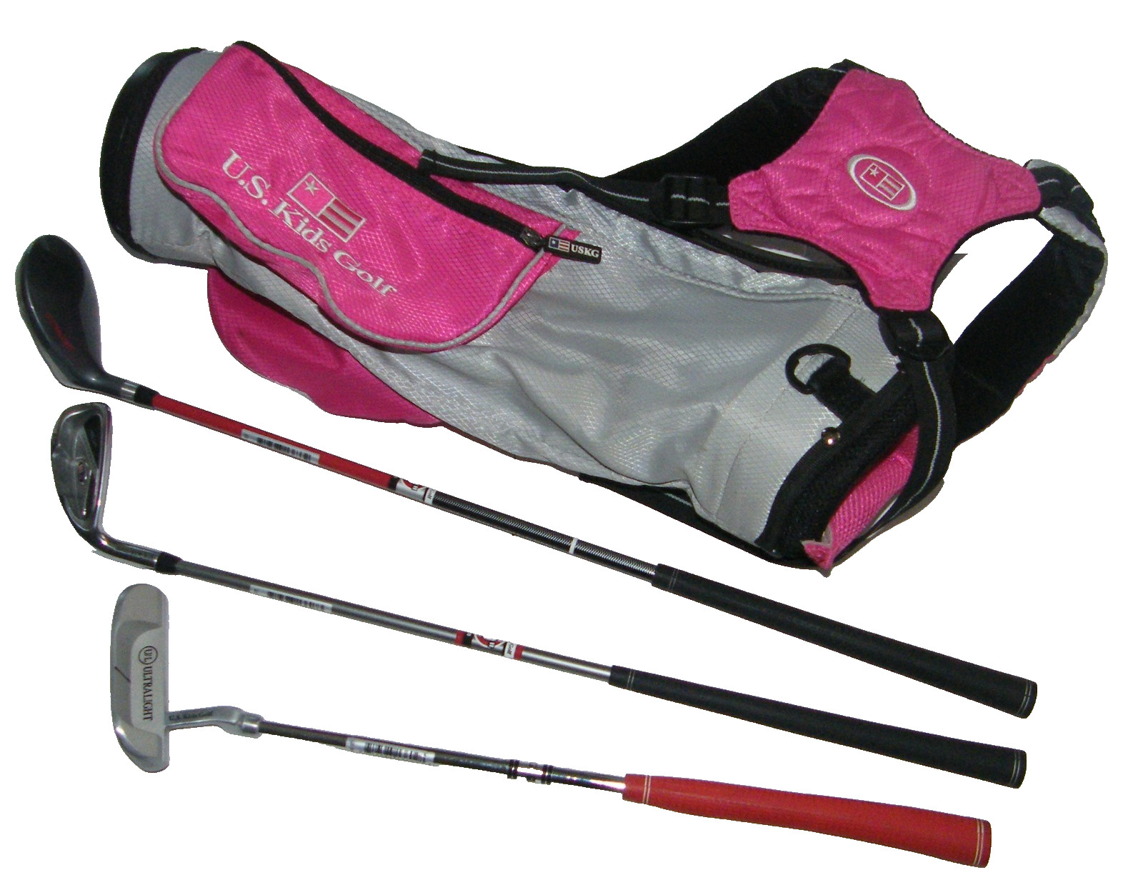 Left Handed 3 Pc Set Clubs Jekyll Putter Driver 7 Iron W/ Pi
