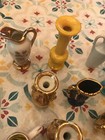 LOT OF20 PLUS SMALL VASES NPITCHERS AND OTHER ITEMS,BONE CHINA,MARBLE,WOOD — photo 8