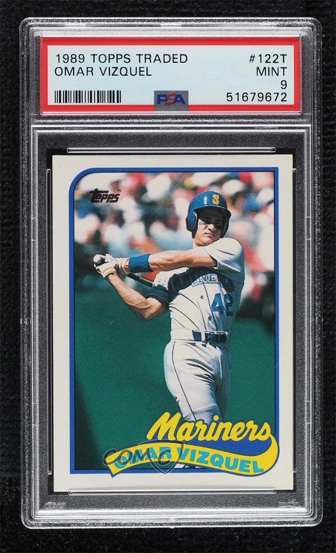 1989 Topps Topps Traded #122T Omar Vizquel front