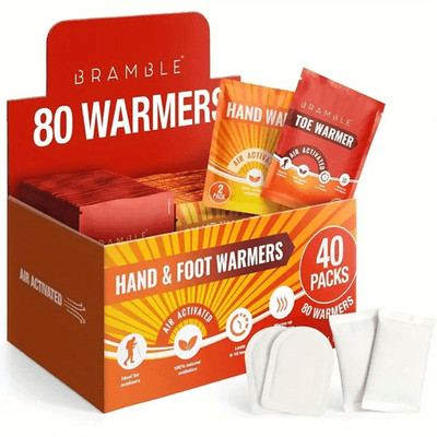 100PACK Handwärmer Fußwärmer Toe Warmer Taschenwärmer Wärmekissen warme DHL