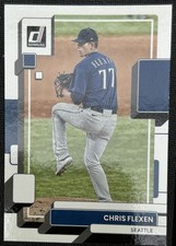 2022 Donruss Holo Blue Chris Flexen Seattle Mariners #176