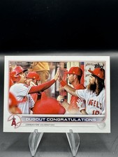 2022 Topps Shohei Ohtani Dugout Congratulations Los Angeles Angels #416