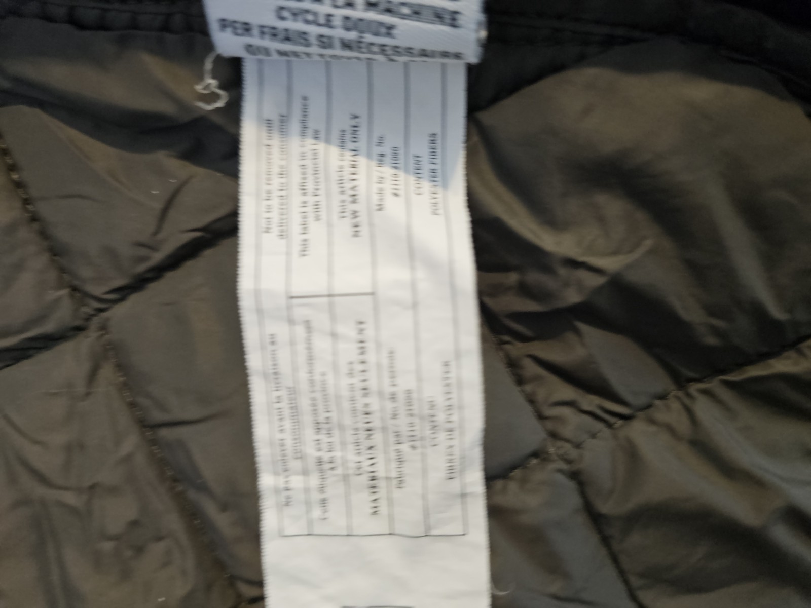 Magaschoni Olive Green Quilted Nylon Jacket Women… - image 4