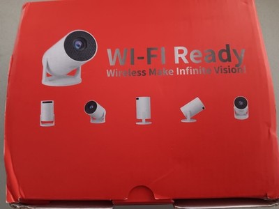 Rotundity Capsule Smart Wi-Fi Mini Projector - White