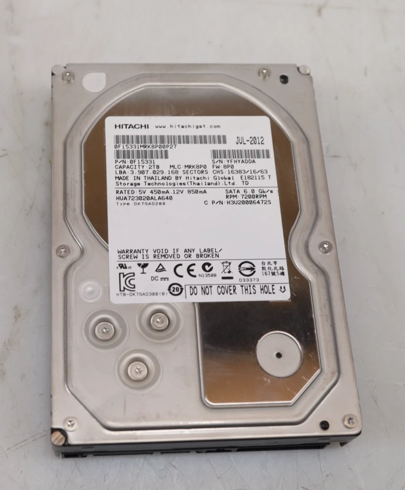 Hitachi 2TB Internal Hard Disk Drives for sale - eBay