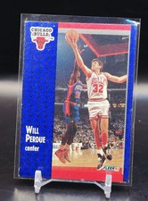 1991-92 Fleer Basketball #32 Will Perdue Chicago Bulls