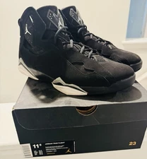 Air Jordan True Flight Black Sneakers Size 11.5