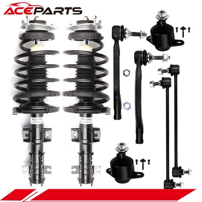 6x Front Struts Sway Bar Outer Tie Rods Sway Bar Kit For Volvo V70 S80 S60