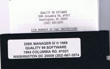 RARE AND TESTED TI-99/4A DISK MANAGER IV  INSTRUCTIONS