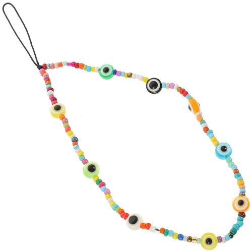 Devil's Chain Cell Phone Wrist Lanyard Beaded Charms Strap