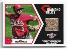 2022 Topps Opening Day Mike Moustakas Diamond Relics DR-MMO Great American Dirt
