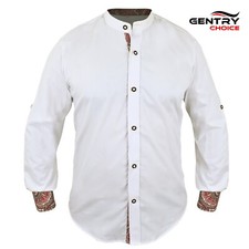 Oktoberfest Costume Oktoberfest Shirt Cotton White German Checked Bavarian Shirt