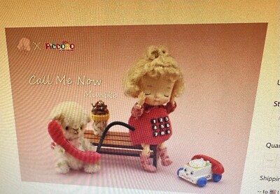 Fairytown Call Me Sleeping Blonde Red Telephone Doll OB11 Resin BJD New Holala