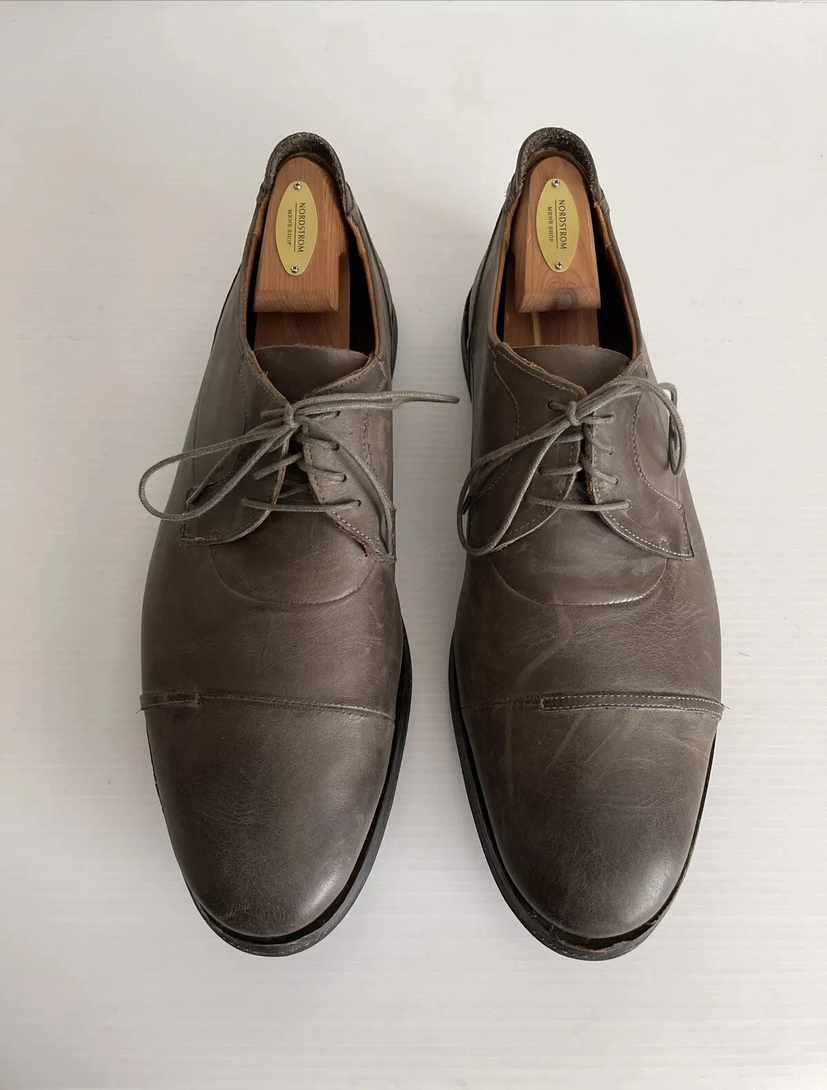 Timberland Boot Co ""Wodehous punta a punta Oxford pelle grigia 13US (B94)