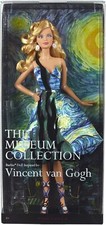 NIB RARE - VAN GOGH Barbie Collector Museum Collection Doll PINK LABEL