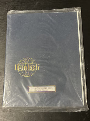 Vintage Original McIntosh Loudspeaker XLS360, XLS340, XLS320, XCS350 Manual, NEW