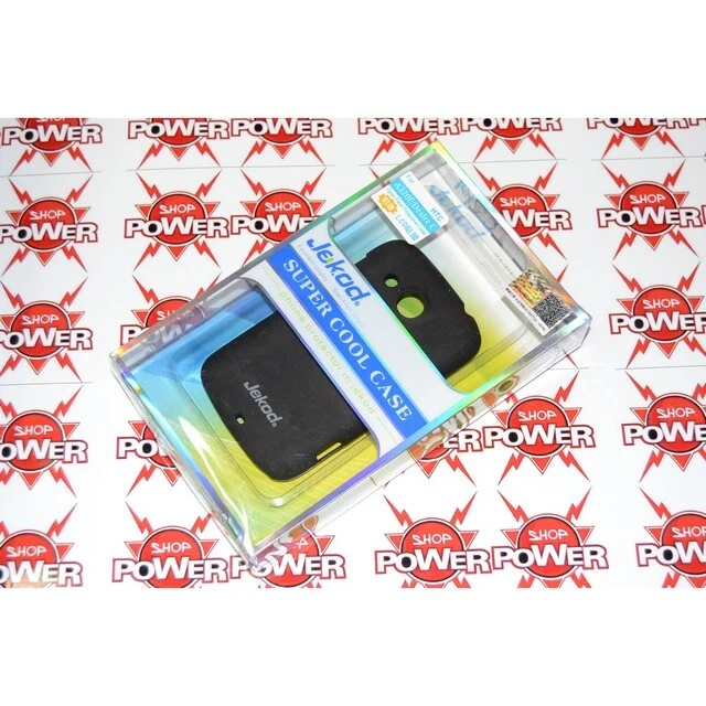 Custodia Jekod Originale Super Cool Case Cover Per Htc Desire C Nera Black - Immagine 3 di 3