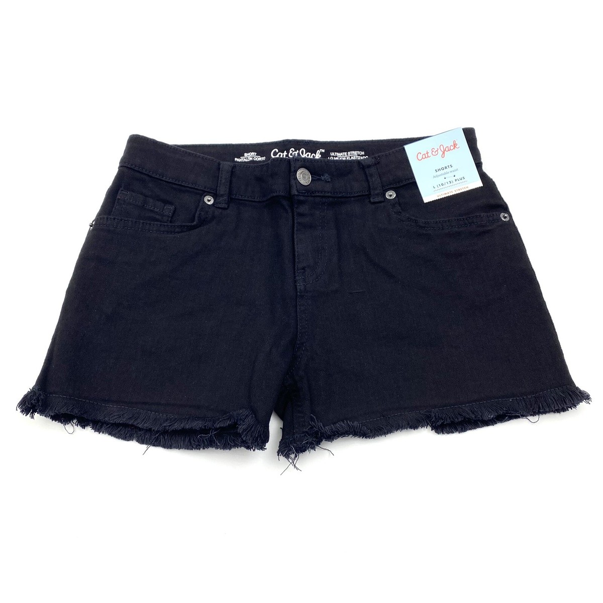 Cat & Jack Girls Size L 10/12 Plus Shorts Ultimate Stretch