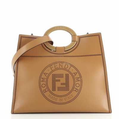 fendi small runaway shopping tote