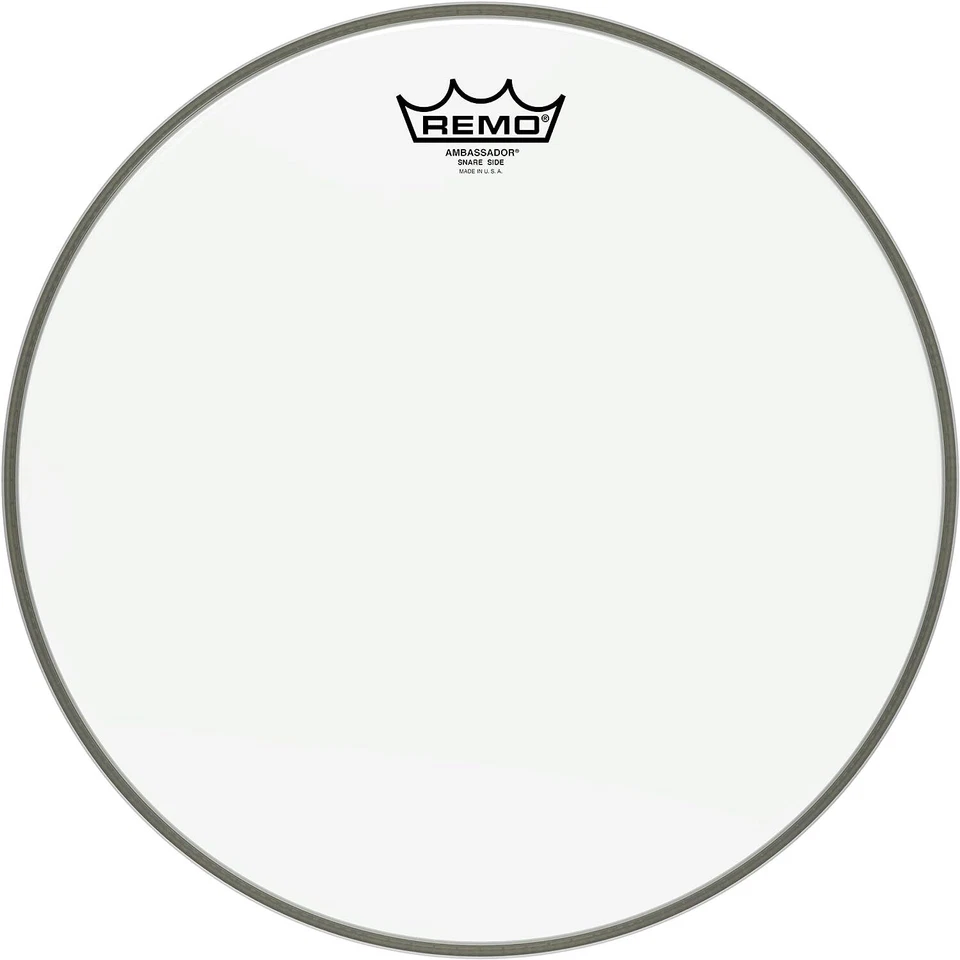Remo pelle Ambassador Hazy Trasparente Risonante 10 pollici