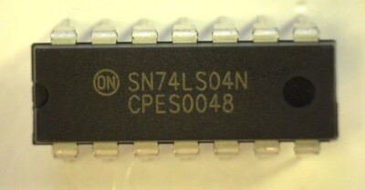 Lot of 25 SN74LS04N ON SEMICONDUCTOR   IC INVERTER 6CH 1-INP 14DIP