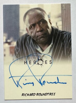 HEROES: RICHARD ROUNDTREE als CHARLES DEVEAUX AUTOGRAMMKARTE RITTENHOUSE 2010