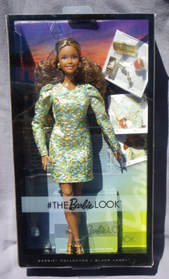 Barbie AA CURVY The Look Nighttime Metallic Glamour 2016 Mattel DYX64 Puppe NRFB