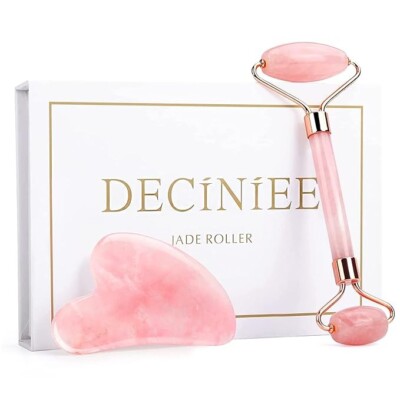 Gua Sha Face Roller Tools: Jade Roller Facial Tools for Skin Care - Facial Massa