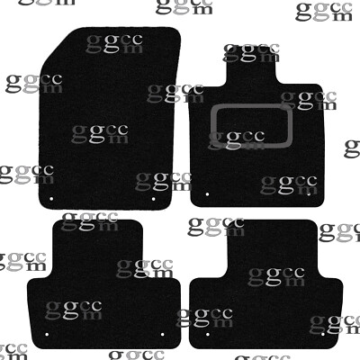 FITS VOLVO XC60 2017 & ONWARDS TAILORED BLACK CARPET CAR FLOOR MATS. (8 CLIPS)