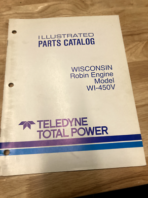 #ad #ad WISCONSIN GAS ENGINE SERVICE PARTS LIST MANUAL W1 450V $49.00