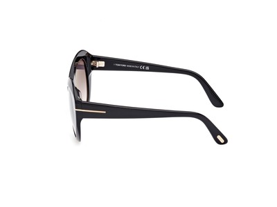 TOM FORD Sunglasses FT1084 GUINIVERE 01B Black smoke Woman  display picture 3