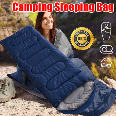 Outdoor Envelope Sleeping Bag Waterproof Warm Adult Camping