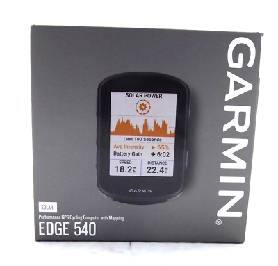 Bike Computers Garmin Cycle Navigation Garmin Edge 540 Solar GPS