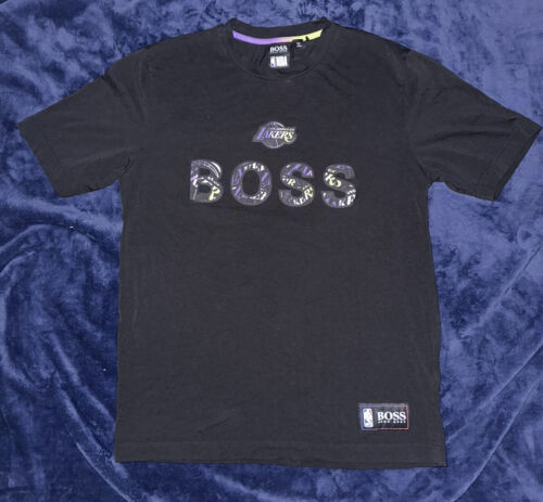 Hugo Boss Black Cotton Pl Ea For Nba Lakers Hoodie – 2Men