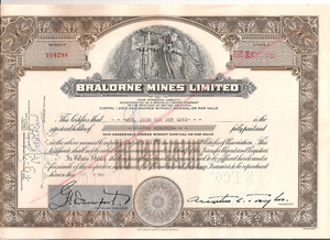 #A0568 Bralorne Mines Gold William F. Buckley Ghost Town 1956 Joan Van Der Goes