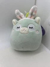 Squishmallows MILEY The LLAMA 3.5" Clip On Key Chain EASTER MILEY BUNNY EARS NWT