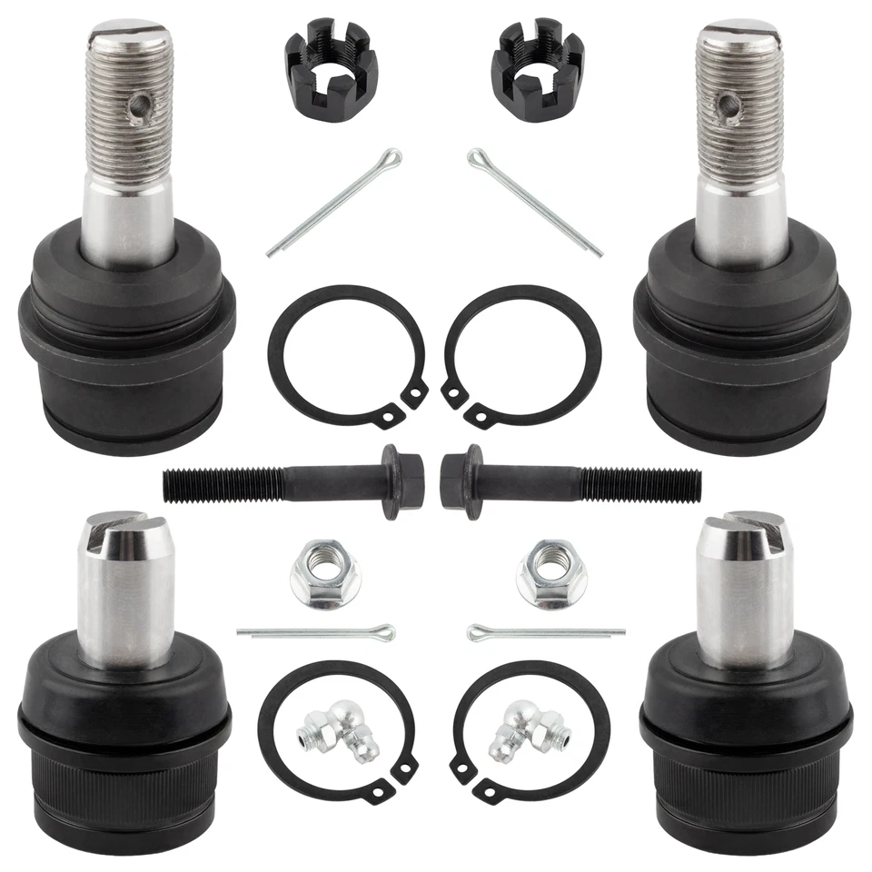 For 1987-1996 Ford F-150 2WD 4PCS Front Upper & Lower Ball Joints Suspension Kit - Image 2 of 4