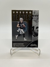 Hunter Renfrow 2020 Panini Absolute Football Unsung Heroes Insert #UH-HR Raiders