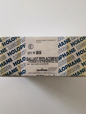 Holophane RBK400PM48C Ballast Replacement 175 Watts PM 480 Volts RBK175PM48B